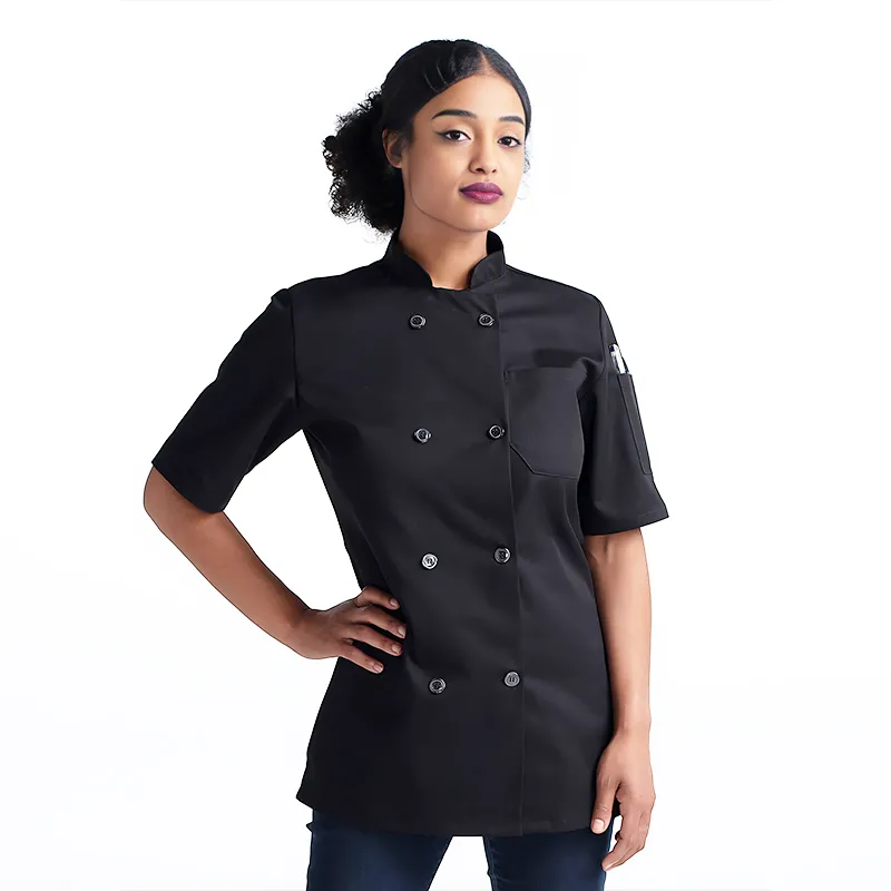 Black Chef Uniform For Women Chef Jacket For Women Chefs Uniform For  Restaurant