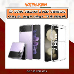 Ốp lưng chống sốc trong suốt cho Samsung Galaxy Z Flip 7 6 5 4 5G hiệu Likgus Crashproof giúp chống chịu mọi va đập - Phân phối bởi Hotphukien