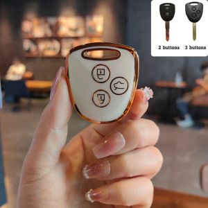 2/3 Buttons TPU Key Cover Holder Keychain Protector For Perodua Axia/Bezza Remote key case