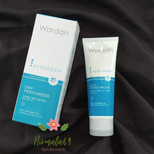 WARDAH Acnederm Day Moisturizer 40 ml/cream wajah/krim siang/cream pencerah wajah/krim penghilang flek hitam/pencerah wajah/anti noda hitam/cream pelembab/krim prnghilangjerawat/perawatan jerawat/Original/Bpom/mengurangi minyak berlebih
