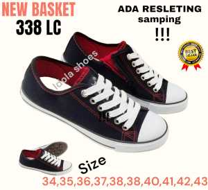 SEPATU NEW BASKET 338 LC RESLETING SAMPING UNTUK SEKOLAH LAKI LAKIPEREMPUAN