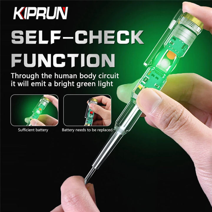 Kiprun Voltage Tester Pen Intelligent Voltage Tester Pen Ac Non Contact Induction Test Pencil