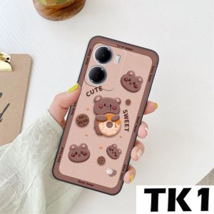 Ốp lưng cho Xiaomi REDMI 15A in hình Gấu nâu - hồng Gấu Be@rick  cực CUTE DỄ THƯƠNG