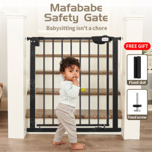 Mafababe Baby Safety Gate 3 Safety Lock Auto Lock Pagar Bayi Door Staircase Fence for Kids