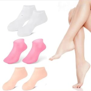 1Pairs Silicone Foot Care Socks Anti Cracking Moisturizing Gel Socks Cracked Dead Skin Remove Protector Pain Relief Pedicure Tools
