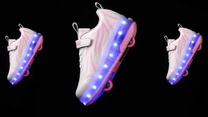 #Vamel.Sg Children Running Shoes Boys Single Double Wheels Automatic Invisible With Pulley Sports Girls Burst Autumn Winter New Style LED Luminous Heelys Two-Wheeled Childrens Roller Skates 558U