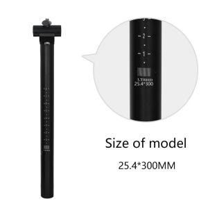 Bike Seatpost with Clamp Aluminum Alloy 300mm Seat Post 25.4 27.2 28.6 30.4 31.6mm Seat Tube