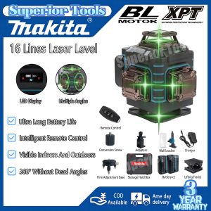 MAKITA 12 16 Laser Level Lines Auto Leveling Measurement Tool GreenLight 360° Rotary Cross 3D 4D