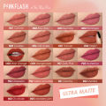PINKFLASH 3 PCS Lip Set Matte Liquid Soft VE Moisturizing Lipstick Long Lasting Lipgloss Smooth Lightweight NON-STICK CUP Lip Makeup. 