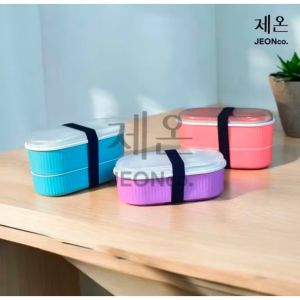 (BUBBLEWRAP) LUNCH BOX KOTAK BEKAL MAKAN 2 SUSUN ALA JEPANG