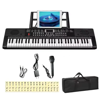 61Key Digital Electric Adult Piano Keyboard Portable Electronic Keyboard for Beginners Piano