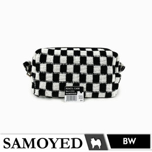 Tempat / Kotak Pensil / Alat Tulis / Kosmetik / Dompet / Tas Kain Rajut / Stationery / Pencil / Pen / Cosmetic / Travel Case / Box / Pouch / Bag Knitted Samoyed PCCS-K52