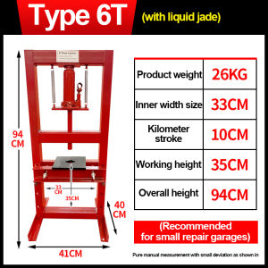Hydraulic press machine 12/20ton Press Bearing Machine 20T Press Manual Press Hydraulic Press Hydraulic Auto Repair Tool