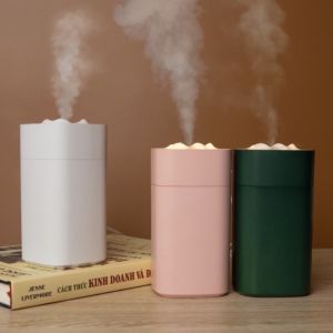 Máy Tạo Ẩm Mini 300ml Phun Sương Siêu Mịn – Máy Phun Sương Ánh Sáng Ấm Bàn Trang Điểm Phòng Ngủ Nhỏ Gọn