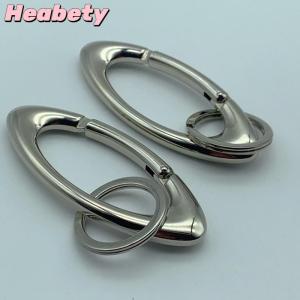 Heabety Zinc Alloy Keychain Oval Multifunctional Mountaineering Keychain Accessories
