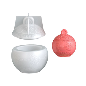 Festive Embossed Silicone Craft Mold Storage Container Molds For Making Decorative Resin Storage Jars And Gifts