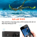 Camera Hành Trình Láp Xe Máy, Gắn Mũ Bảo Hiểm, Chống Nước 4K Sports Ultra HD DV, Kết Nối Wifi Chống Rung - Hỗ Trợ Quay Đêm. 