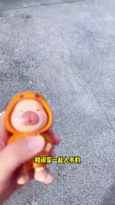 Capybaras Keychain giữ chìa khóa xe Ba Lô Túi Đeo quyến rũ Mặt dây chuyền nhựa kết cấu PURSE trang trí thích hợp cho mọi lứa tuổi