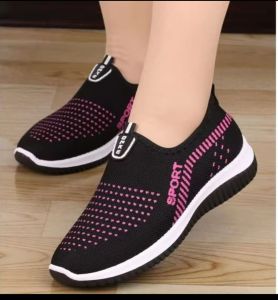 Sepatu Sneakers Wedges Wanita Dewasa Fashion Sport Korea  Sepatu Sekolah Hitam Cream Putih Anak SMP SMA Kuliah Kerja Sepatu Kets Kasual Cewek