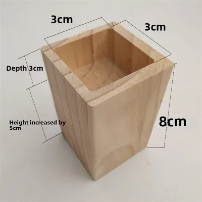 Solid Wood Bed Foot Riser Blocks Sofa Leg Heightening Pads Coffee Table Base Extensions Home Organizing Accessories
