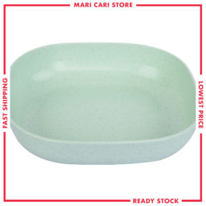 Square Wheat Straw Plates Kitchen Dining Bones Plate Children Snack Plastic Plate Dinnerware Tableware Pinggan Kecil