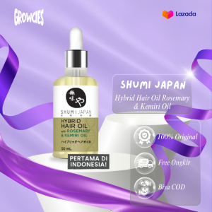 HYBRID HAIR OIL JAPAN (FREE GIFT) Hair Oil Untuk Rambut Rontok Tipis & Ketombe 50 ML Rosemary Oil Peyton Hue / Perawatan rambut mengembang / Minyak Smoothing Rambut / Minyak Rambut Pria Wanita / Minyak Penumbuh Rambut / Minyak Anti rontok Murni Ori