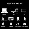 USB HUB 3.0,YOIGO Ultra Slim Multi USB Splitter,4-Port USB hub for Laptop,PC,,Surface Pro, Flash Drive, Mobile HDD(White). 