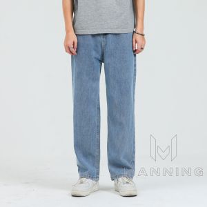 MANNING MJ04 Jeans Pria Celana Jeans Dasar Kaki Lurus Celana Kasual Serbaguna pria celana pria jeans celana jeans pria longgar jeans baggy celana panjang jeans panjang pria