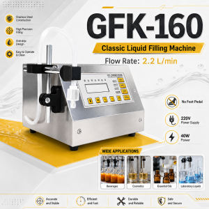 CHUANGCHAO  Liquid filling machine digital control used for liquid drinking water perfume，Automatic measurement