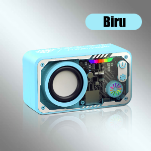 Speaker Bluetooth Nirkabel Mini dengan Lampu Meja RGB Pengisi Daya Nirkabel 15W Lampu Malam Pintar Multifungsi Suara Hi-Fi dengan Cahaya Ambient. Tersedia COD
