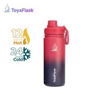 ToyaFlask Stainless Steel Botol Minum Terisolasi Vakum Botol Minum Panas & Dingin