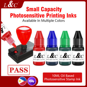 【PH Ready Stock】L&C 10ml Flash Stamp Ink Refill Premium Quality for Photosensitive Stamp Pre-inked Self Inking Rubber Stamps