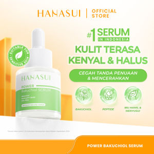 Hanasui Power Bakuchiol Serum - Anti Aging Cegah Penuaan Tingkatkan Collagen & Mencerahkan Kulit Sensitif Cocok ibu hamil menyusui