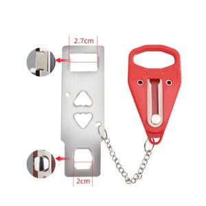 Travel Accommodation Door Security Lock Home Room Hotel Anti-theft Security Lock Metal Lock Portable Door Lock Security Latch