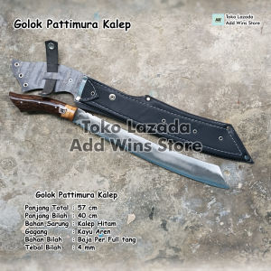 GOLOK Patimura Ukir Mersi Dural Panjang khas asli cibatu Serbaguna Fulltang Baja Per High Quality