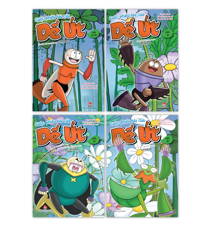 Sách - Cuộc phiêu lưu của Dế Út - Trọn bộ 2 tập truyện tranh NXB Kim ...