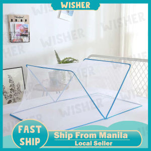 Baby folding mosquito net Children portable full-covered mosquito net Crib universal anti-mosquito encryption mosquito net