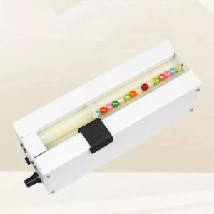 btnx Automatic bead string tool with adjustable length for DIY bead curtain crafts - Single channel electric bead machine M2Y9R