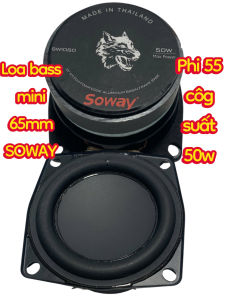 Loa mini 65cm SOWAY - giá 1 cái - loa 2.5inch - gân cao su màng lõm