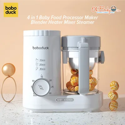 Boboduck Baby 4 in 1 Food Processor Food Maker Blender Heating / Steam / Defrost / Blend