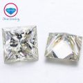 (Size 9 ly) Kim cương nhân tạo Moissanite giác cắt Princess. 