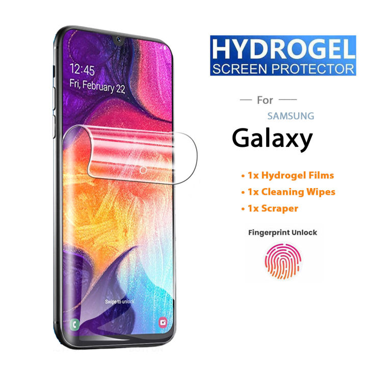 Hydrogel Film Full Screen Protector for Samsung Galaxy A91 A90 A81 - Main Image