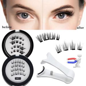 FLORI Hiệu ứng tự nhiên Lông mi từ tính Mềm mại 3D Dụng Cụ Làm Đẹp Lông Mi Ứng dụng dễ dàng Không Dùng Keo Dán Lông mi giả Trang điểm mắt
