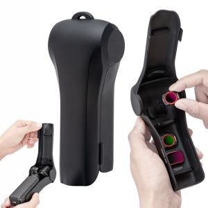 CHLOCH Full Cover Gimbal Camera Protective Case Anti-Scratch with Filter Storage Lens Cover  Dustproof Flip Cover for DJI Osmo Pocket 4 Camera Accessories