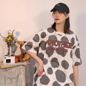 Psion 🦄 ออกแบบ คอกลมสไตล์ยุโรป แฟชั่นนำเทรนด์เสื้อยืดเรียบง่ายลุคสตรีท🎀 แมทช์ง่าย ใสไปไหนไม่ซ้ำใครแน่นอน🍭