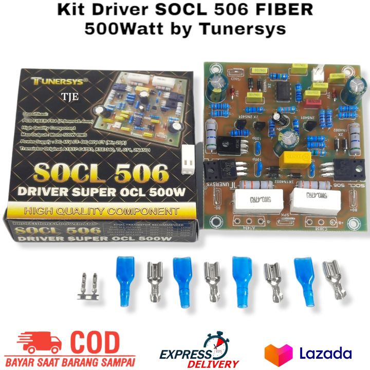 Kit Driver Power Amplifier SOCL 506 Fiber 500watt Produk Tunersys