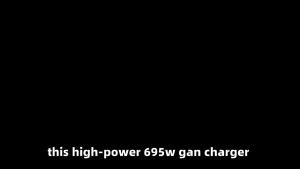 695W Gallium Nitride Multi-Port Mobile Phone Charger TYPE C Fast Charging Adapter PD High-power desktop charging station