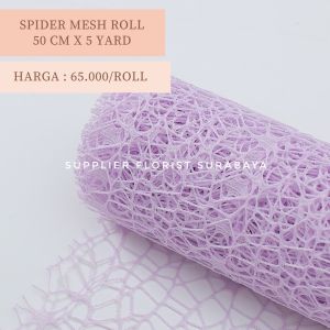 SFS - Flower Wrapping Paper Jaring Spider Korea / Polynet Spider Mesh Roll