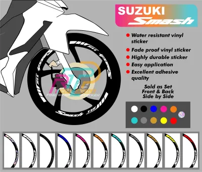 Smash Mags Decal Sticker 4sets Front and Back