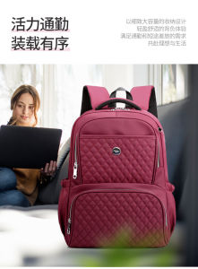 RANSEL WANITA JUMBO CHIBAO IMPOR MUAT LAPTOP 14 INCH FREE CASE PANCIL 889